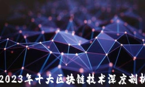 
2023年十大區(qū)塊鏈技術深度剖析
